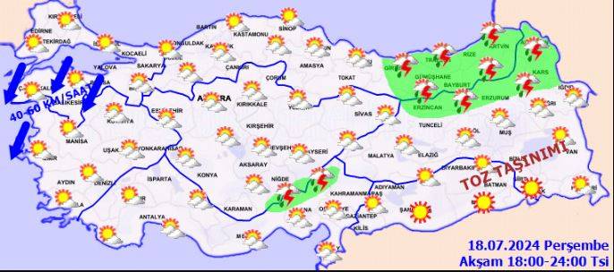 Samsun ve Ordu için uyarı! Aman bu saatlere dikkat 37